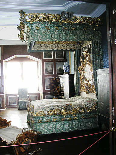 Schlafzimmer des vorderen Appartements 