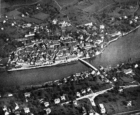 Stein am Rhein, Luftbild 1926