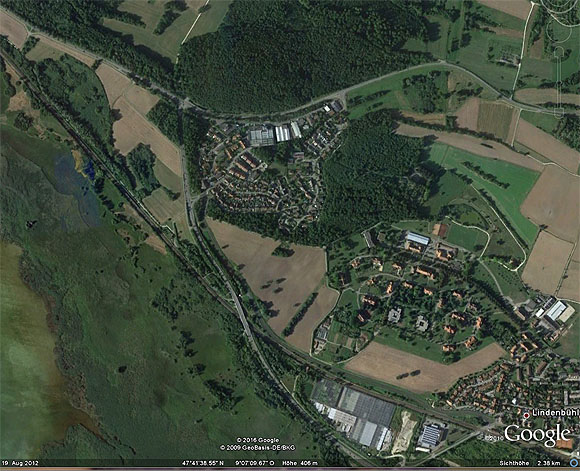 Zentrum für Psychiatrie Reichenau © Google Earth