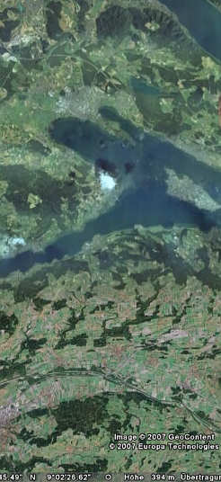 Luftbild Untersee © Google Earth