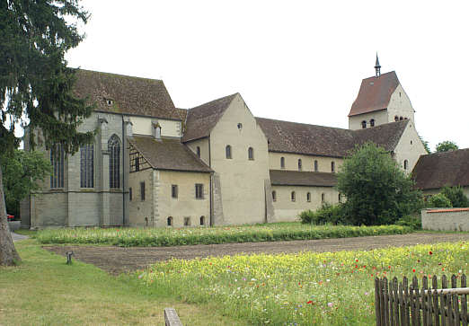 Reichenau Mittelzell, Ansicht der Klosterkirche von Norden