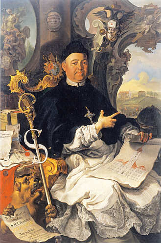 Der Salemer Abt Stephanus II. Enroth (18. Jahrhundert)