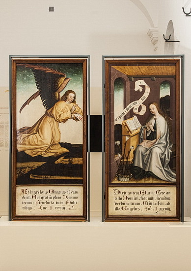 Zwei spätgotische Altarflügel des 15. Jahrhunderts