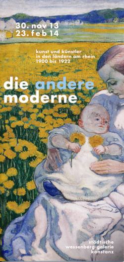 Die andere Moderne - Frontseite des Ausstellungsflyers