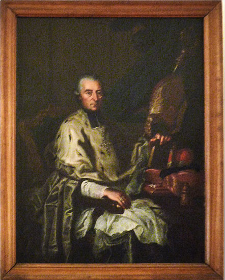 Stephan Bildstein: Portrait des Bischofs Maximilian Christoph von Rodt (ca. 1775/1780), Neues Schloss Meersburg