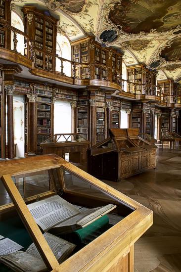 St. Gallen, Bibliothekssaal der Stiftsbibliothek