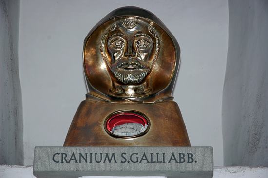 Reliquie Cranium sacti Galli (Hirnschale)