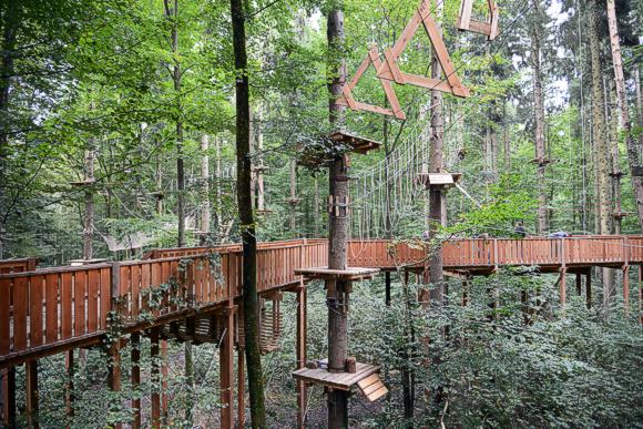 Klettergarten auf der Insel Mainau. Bild © Insel Mainau