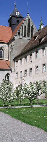 Schloss Salem: Klosterkirche mit Schlossflügel