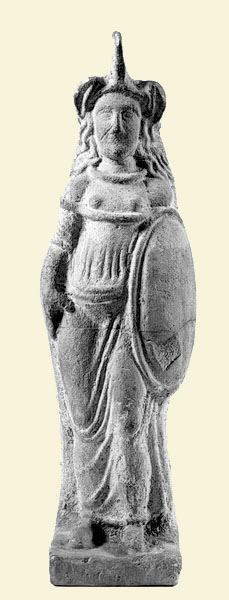 Terrakottastatuette der Menrva