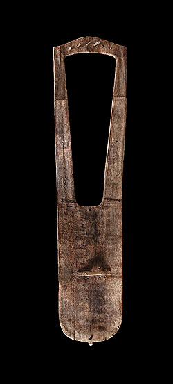 Leier aus einem alamannischen Grab inTrossingen. © Landesamt für Denkmalpflege im Regierungspräsidium Stuttgart, Yvonne Mühleis