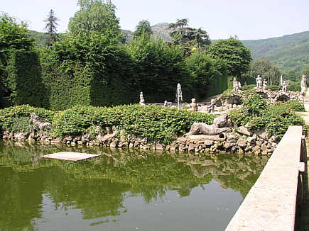 Valsanzibio, Garten der Villa Barbarino, Brunnen