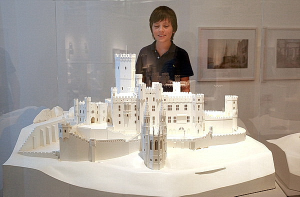 Modell von Schloss Stolzenfels, GDKE Rheinland-Pfalz - Direktion Burgen, Schlösser, Altertümer. Foto: Thomas Viering