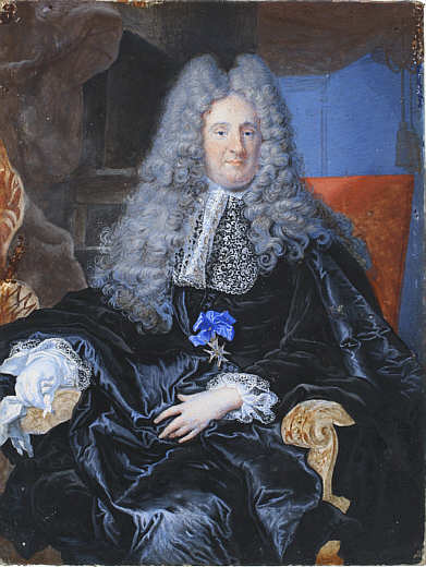 Miniaturbildnis des Pfalzgrafen Franz Ludwig (1664-1737) mit Michaelsorden (?)