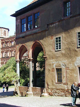 Schloss Heidelberg: Brunnenhalle