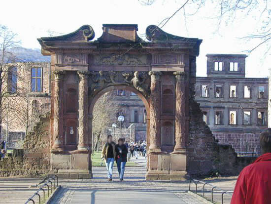Heidelberg, Schloss, Elisabethentor