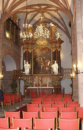 Die Schlosskapelle  im Schloss Heidelberg