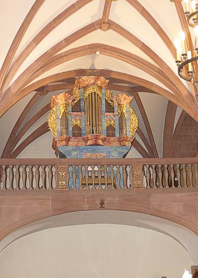 Heidelberg, Schloss, Schlosskapelle, Orgel