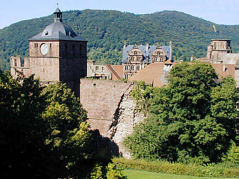 Schildmauer zum Burggraben