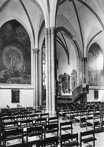 Peterskirche Heidelberg: Hans Thoma, um 1900: Der kleinmütige Petrus 