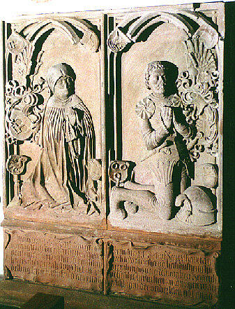 Diether von Handschuhsheim, gestorben 1487, und seine Frau Margaretha von Frankenstein, gestorben 1483 