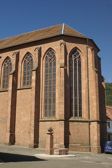 Lambrecht (Pfalz), ehem. Klosterkirche: Außenansicht der Apsis