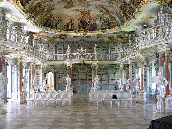 Kloster Schussenried: Der prächtige Bibliothekssaal