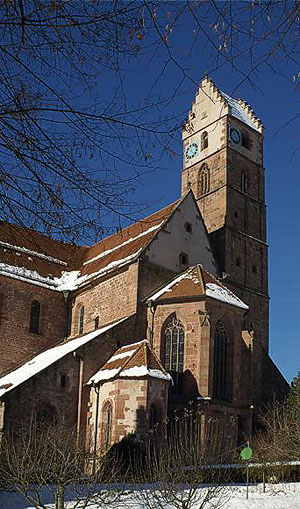 Ansicht der Klosterkirche von Südosten