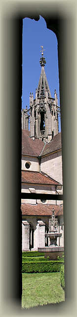 Text-Icon mit dem Dachreiter der Klosterkirche in Bebenhausen