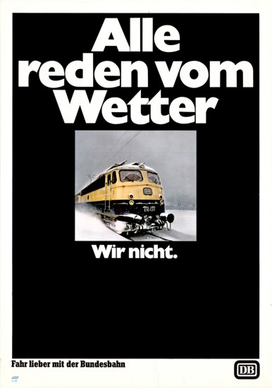 Aklle reden vom Wetter - wir nicht. 1966