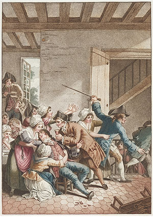 Alexandre Clément nach Nicolas André Monsiau, Die zerbrochene Pfeife, 1796