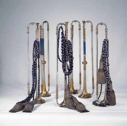 Naturtrompeten aus Silber