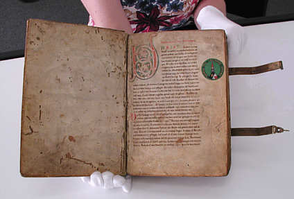 Nibelungenlied, Handschrift C, 13. Jh., Badische Landesbibliothek Karlsruhe