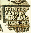 Grabmosaik des Arifridos