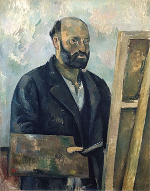 Paul Cézanne: Selbstbildnis mit Palette, um 1890  © Stiftung Sammlung E.G. Bührle, Zürich | SIK, Zürich | J.-P. Kuhn