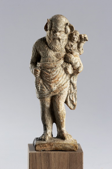 Attische Statuette des Papposilen mit Dionysosknaben, aus der Sammlung Furtwängler,
