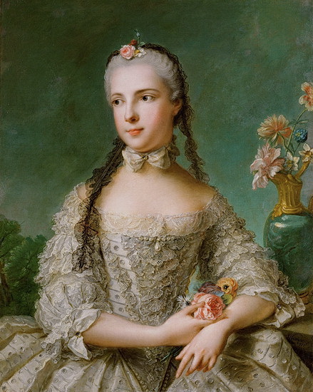 Jean Marc Nattier d. J, Prinzessin Maria Isabella von Parma (1741–1763), Gemahlin von Joseph II. Gemälde, 1758 datiert. Kunsthistorisches Museum Wien