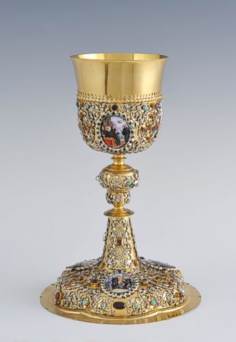 Benediktskelch. Johann Jakob I. Frings, Augsburg, um 1700.