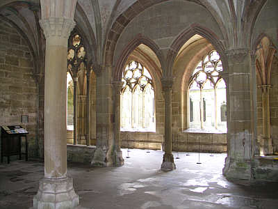 Maulbronn, Kapitelsaal im Kloster