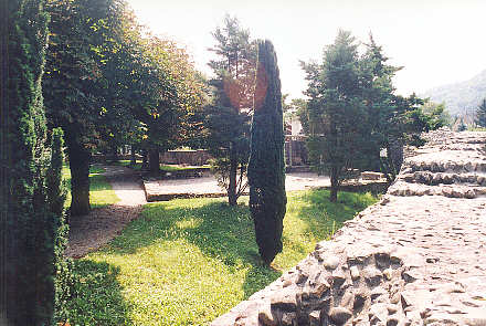 Bad Zurzach, römishces Kastell, frühchristlicher Kirchenbau, an die Kastellmauer angelehnt