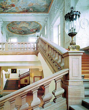 Mannheim, Haupttreppenhaus im Residenzschloss