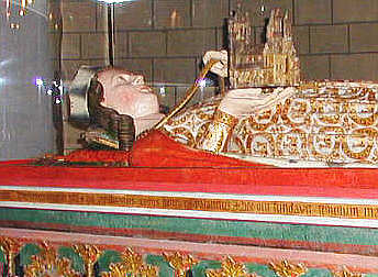 Hochgrab des Pfalzgrafen Heinrich von Laach, + 1095 , Detailaufnahme