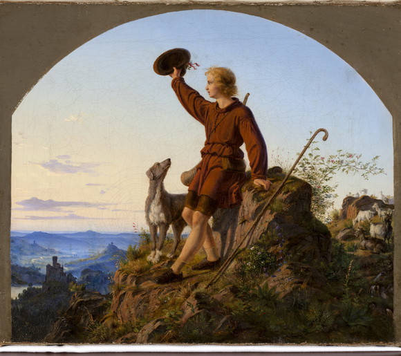 Andreas Johann Müller (1811-1890): Der Knabe vom Berge, 1836; Sammlung RheinRomantik, Bonn 
