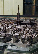 Stadtmodell im Stadtgeschichtlichen Museum
