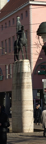 Bertholdsbrunnen im Zentrum der Stadt