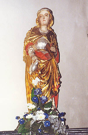 Kultbild der Heiligen Verena im Münster in Zurzach
