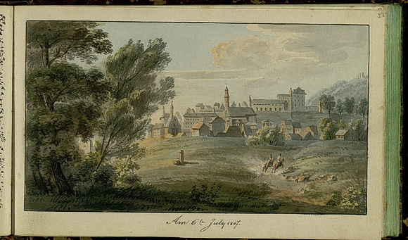 Baden-Baden, Ansicht von 1806