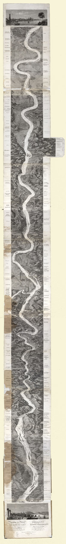 Panorama des Rheins von Mainz bis Coeln, Frankfurt am Main 1825