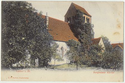 Burgheimer Kirche, 1908