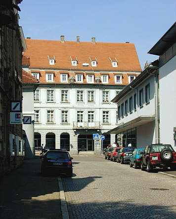 Barockes Haus der einstigen Handeslgesellchaft Stoesser-Fischer